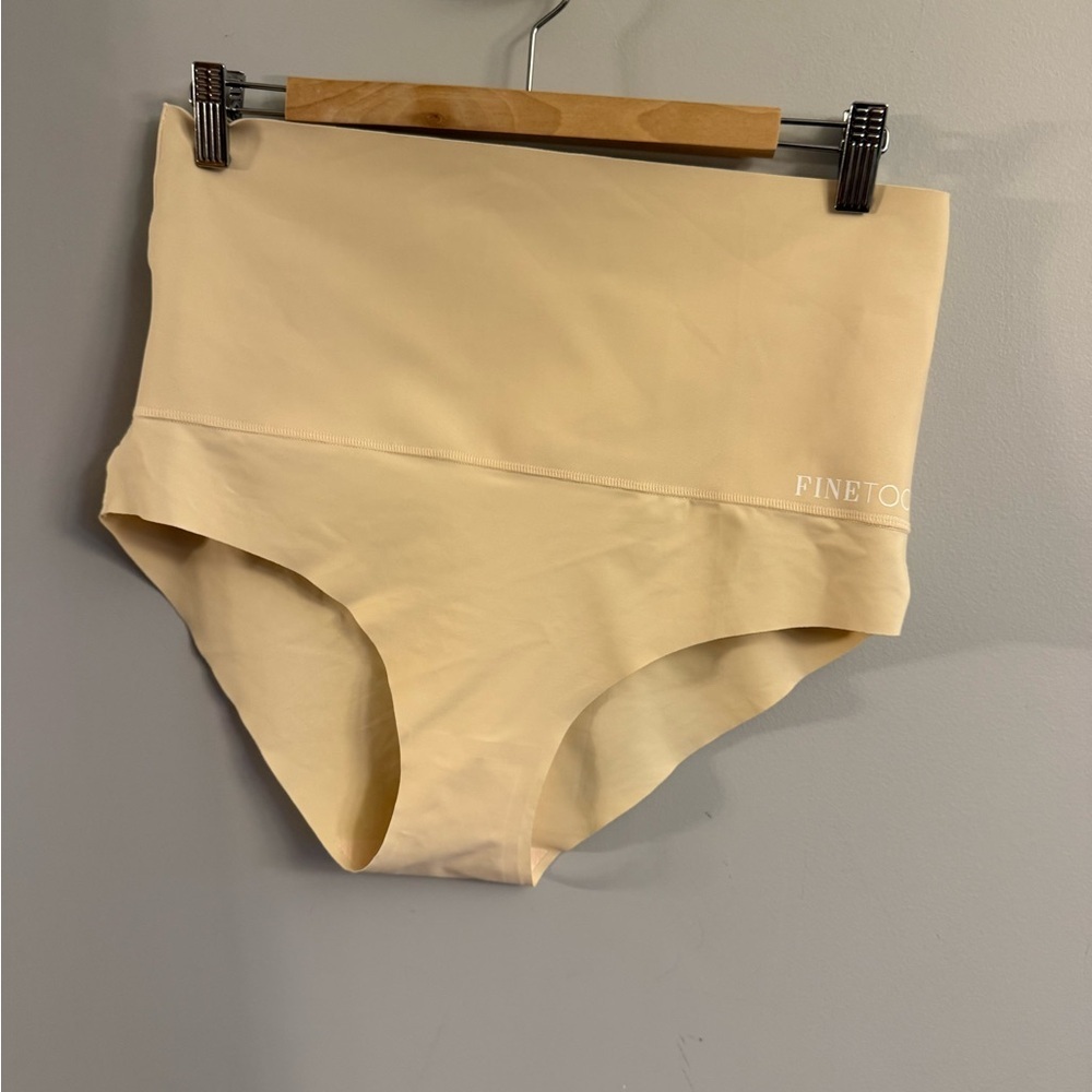 FINETOO Seamless High Waisted Shapewear Briefs Nude XXL Smoothing Pantie